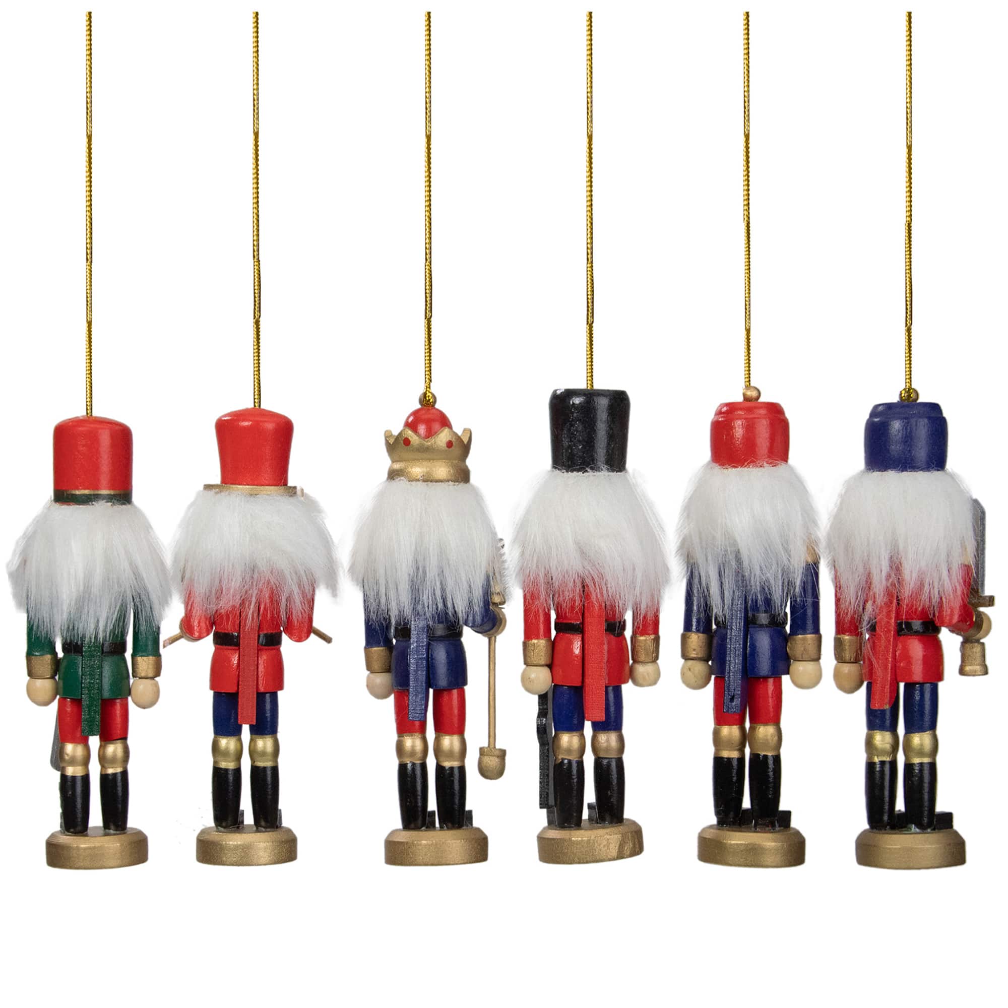 6ct. Classic Nutcracker Ornaments
